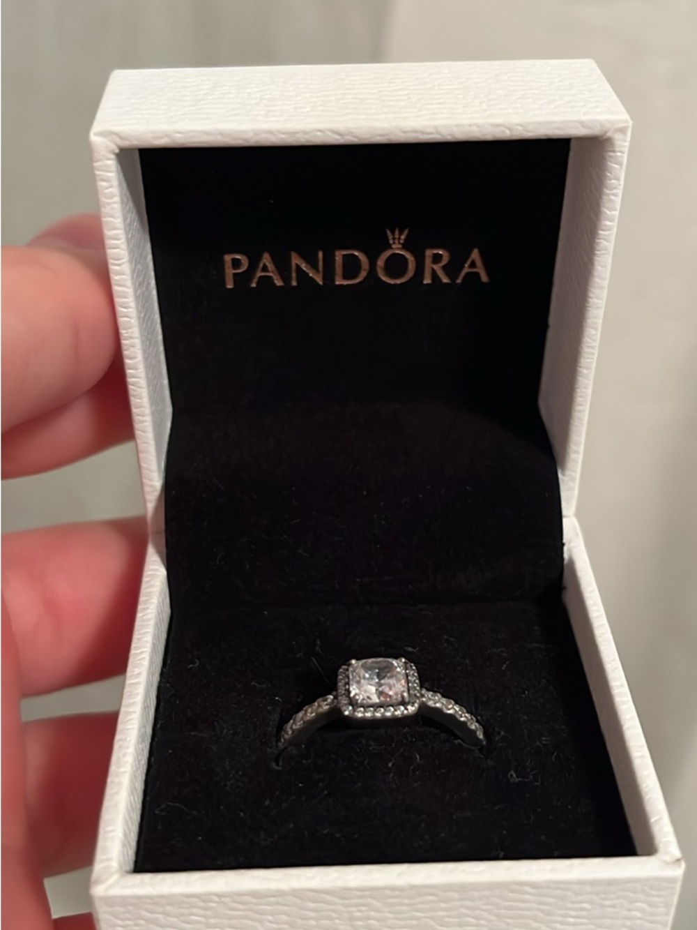 Square Halo Ring